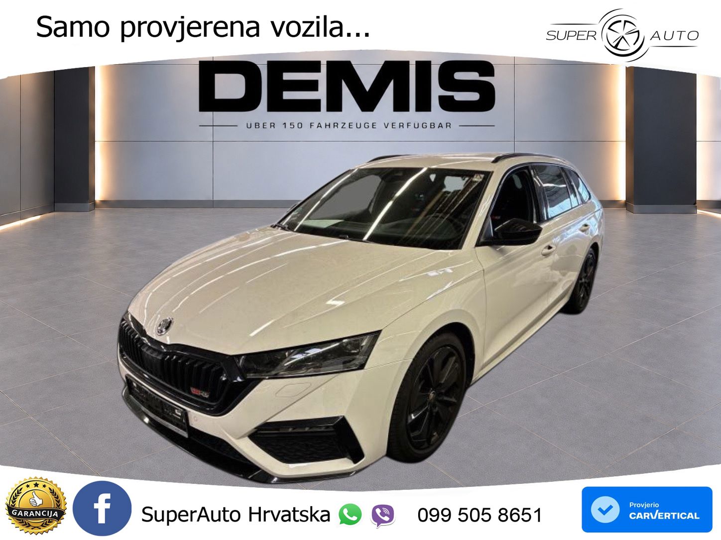 Škoda Octavia Combi RS 2.0 TDI (200 KS) DSG LED+GR SJED+ACC