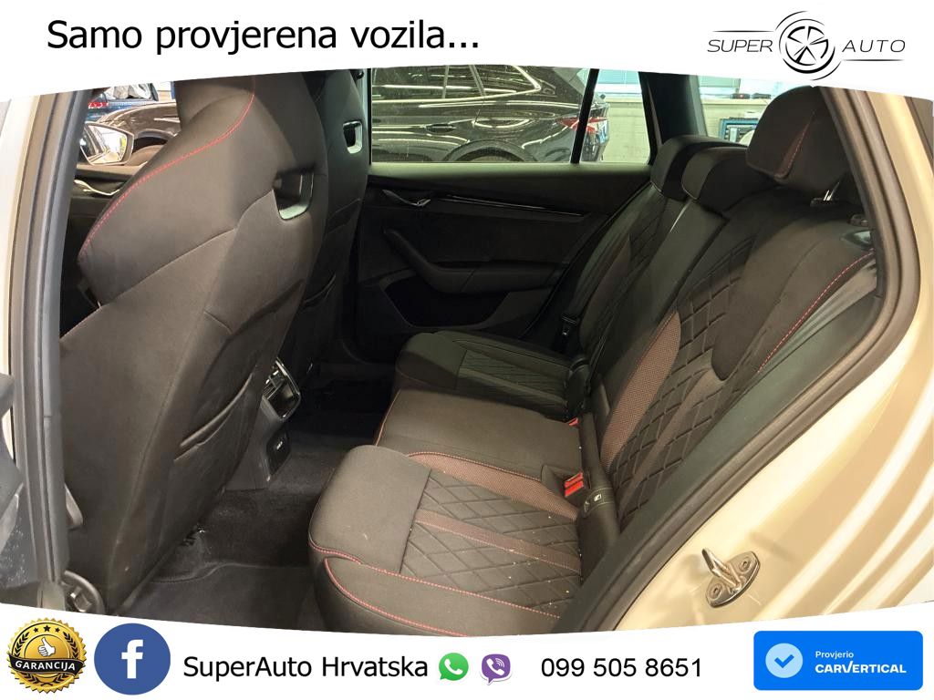 Škoda Octavia Combi RS 2.0 TDI (200 KS) DSG LED+GR SJED+ACC