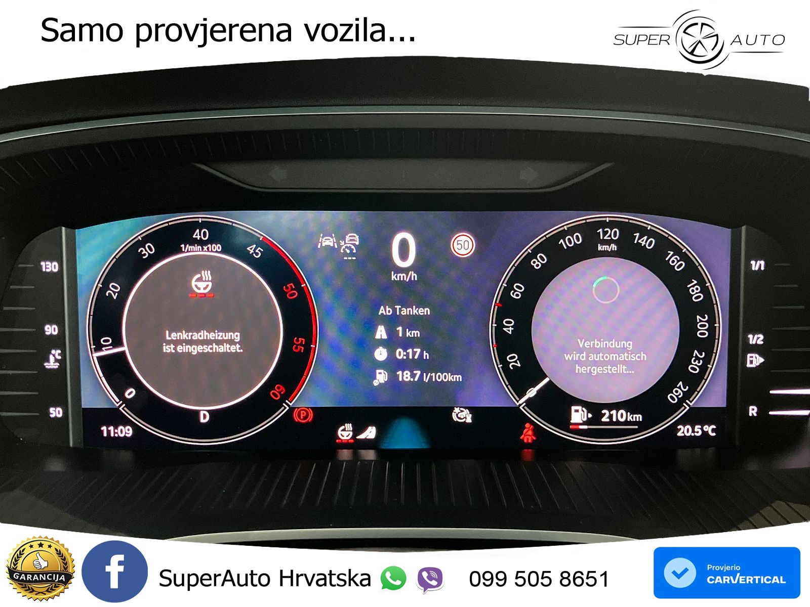 Škoda Octavia Combi 2.0 TDI (150 KS) DSG LED+GR SJED+ACC