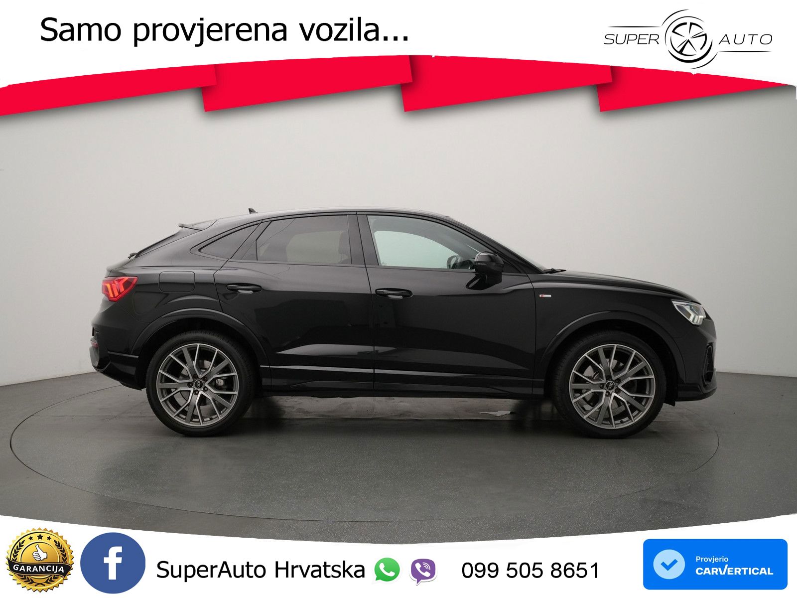 Audi Q3 II Sportback 45 TFSI (245 KS) quattro S tronic S line LED+GR SJED+ACC