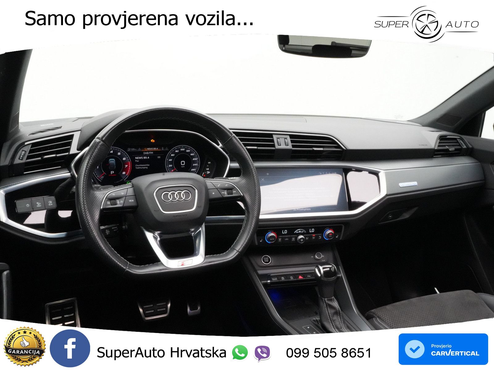 Audi Q3 II Sportback 45 TFSI (245 KS) quattro S tronic S line LED+GR SJED+ACC