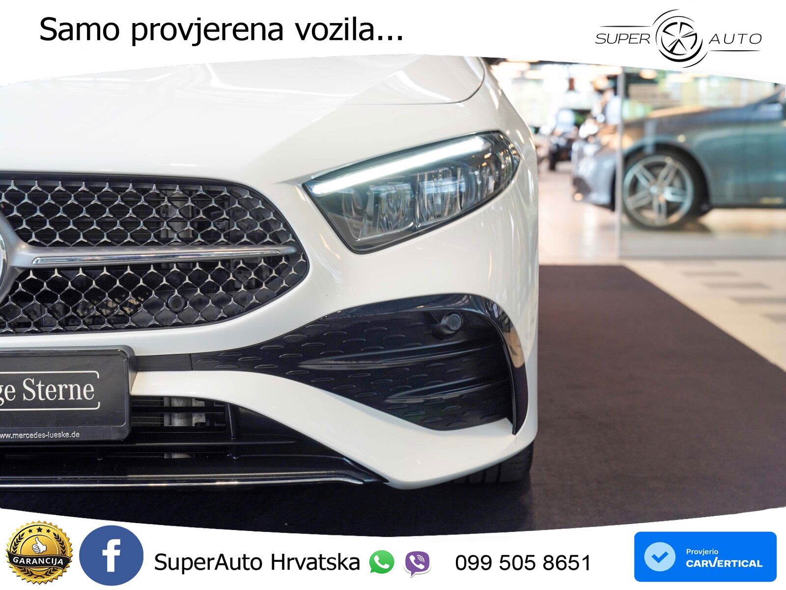 Mercedes-Benz A 200d 8G-DCT AMG LED+GR SJED+ACC