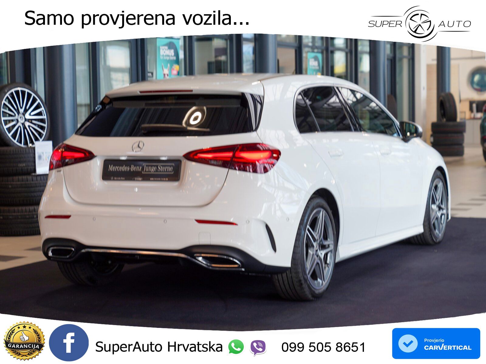 Mercedes-Benz A 200d 8G-DCT AMG LED+GR SJED+ACC