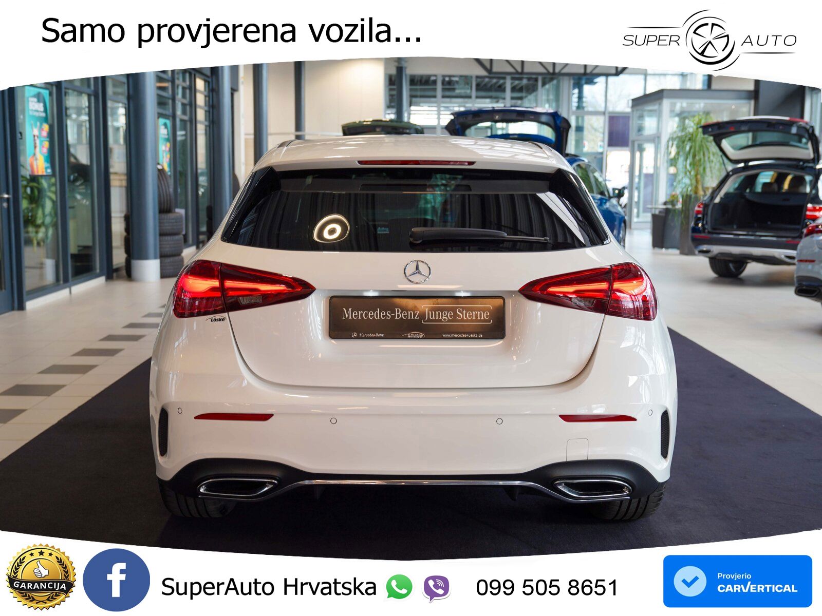 Mercedes-Benz A 200d 8G-DCT AMG LED+GR SJED+ACC