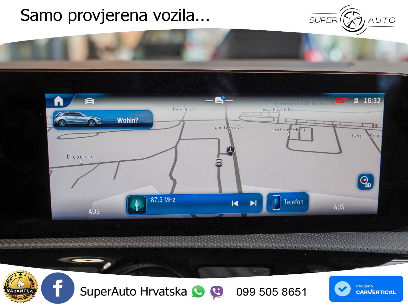 Mercedes-Benz A 200d 8G-DCT AMG LED+GR SJED+ACC