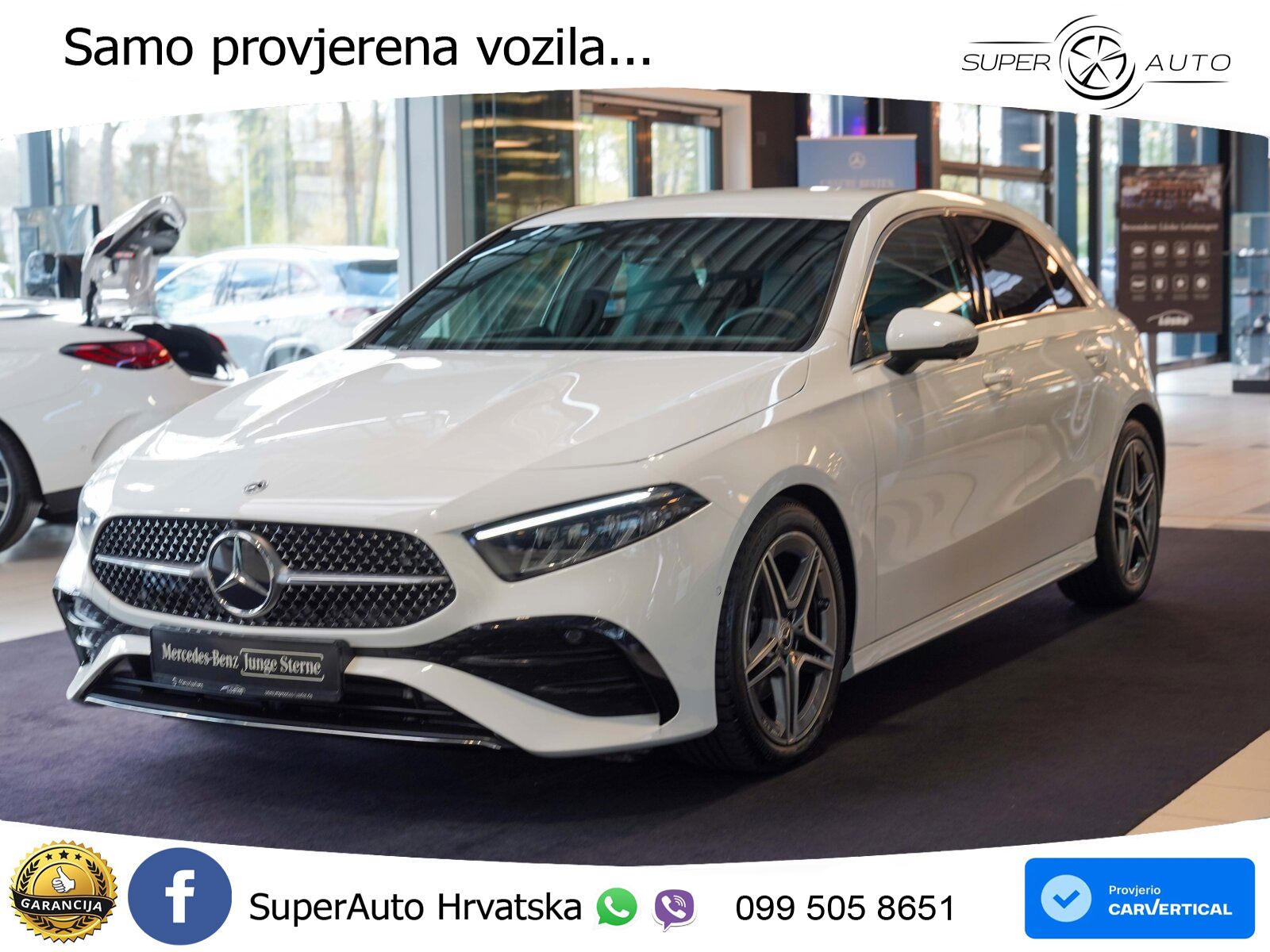 Mercedes-Benz A 200d 8G-DCT AMG LED+GR SJED+ACC