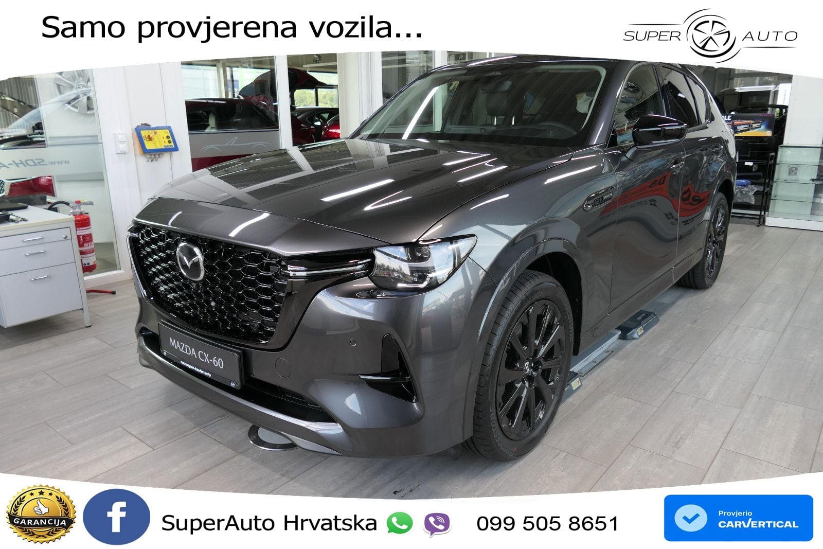 Mazda CX-60 2.5 e-Skyactiv (328 KS) AWD Automatic LED+GR SJED+ACC