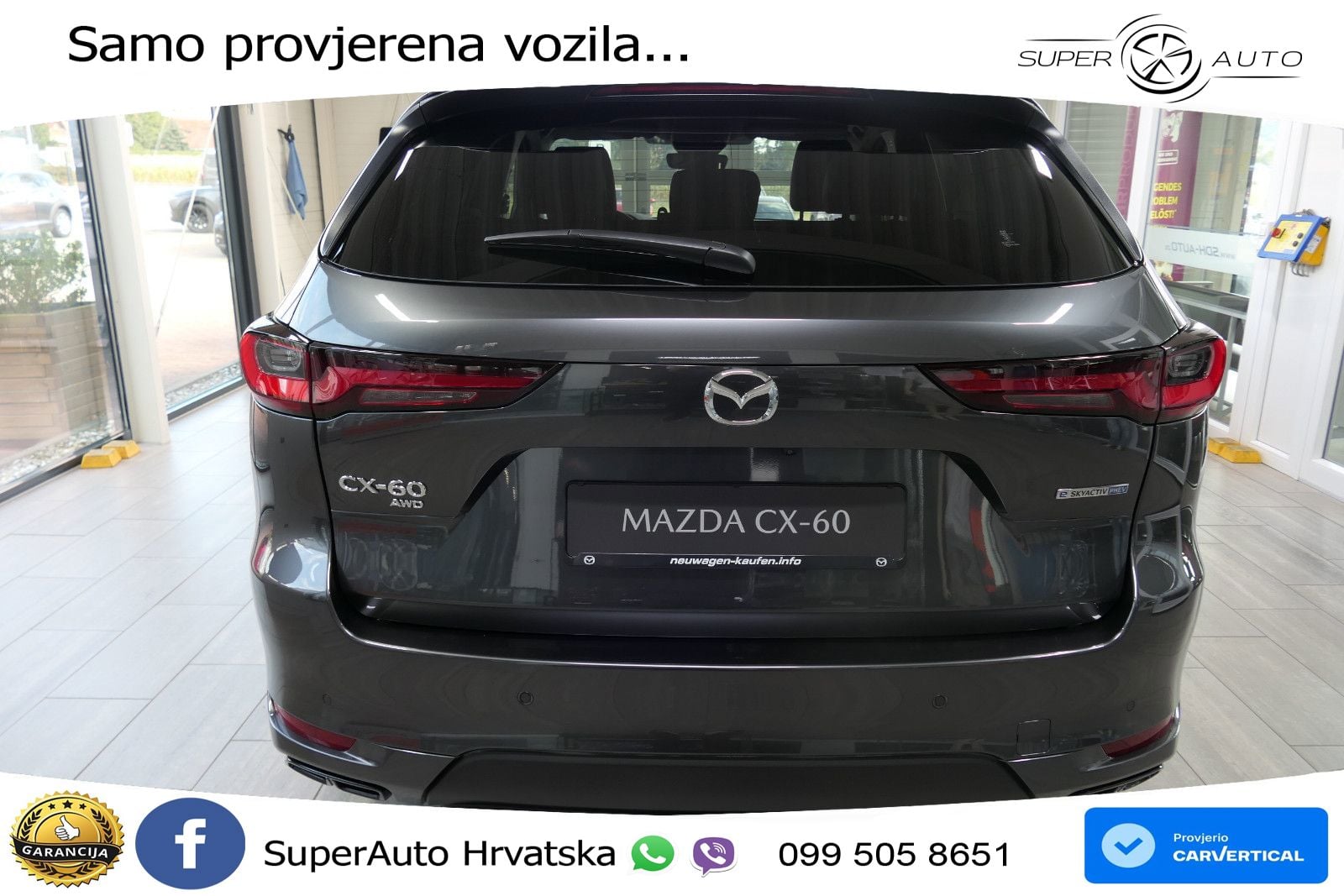 Mazda CX-60 2.5 e-Skyactiv (328 KS) AWD Automatic LED+GR SJED+ACC