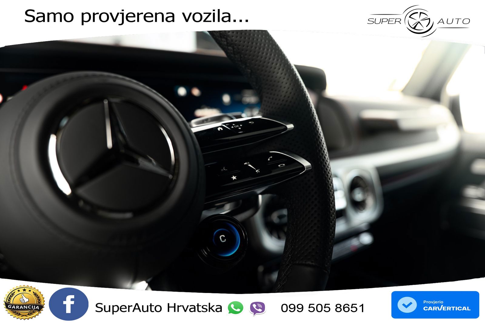 Mercedes AMG G 63 Long V8 (585 KS) 4MATIC 9G-TRONIC AMG SPEEDSHIFT TCT ACC+GR SJED+360+PANO