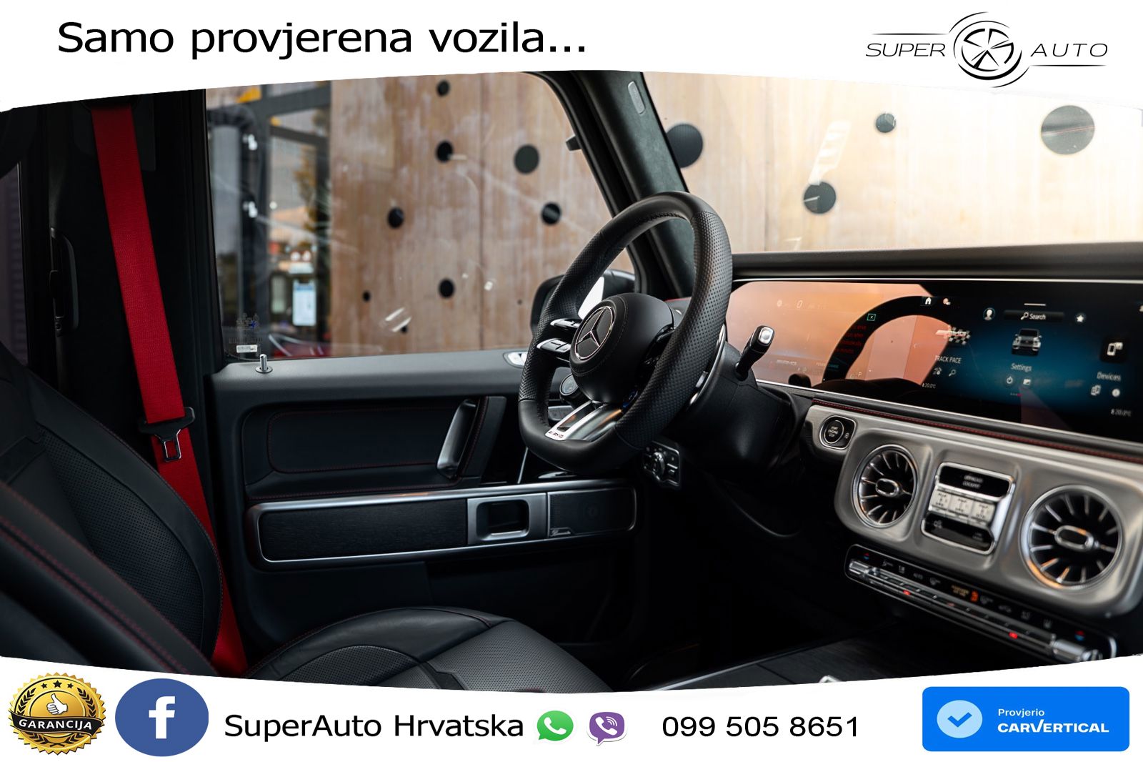 Mercedes AMG G 63 Long V8 (585 KS) 4MATIC 9G-TRONIC AMG SPEEDSHIFT TCT ACC+GR SJED+360+PANO