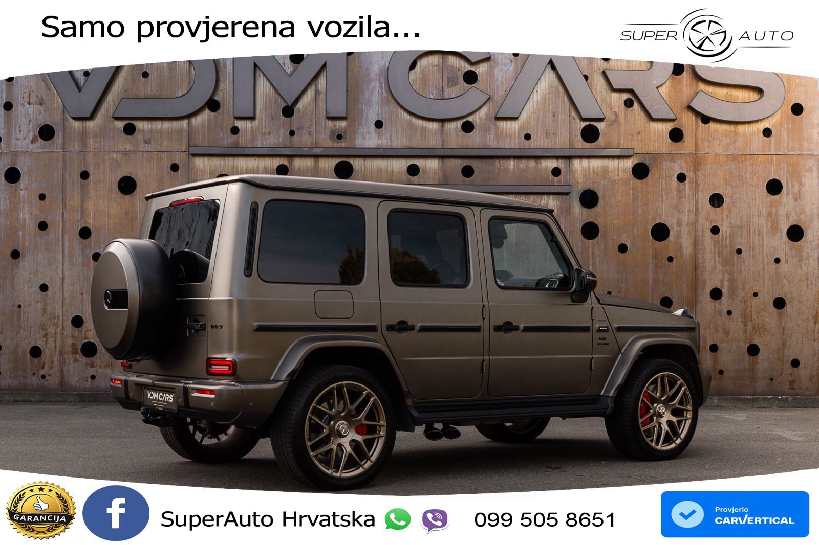 Mercedes AMG G 63 Long V8 (585 KS) 4MATIC 9G-TRONIC AMG SPEEDSHIFT TCT ACC+GR SJED+360+PANO