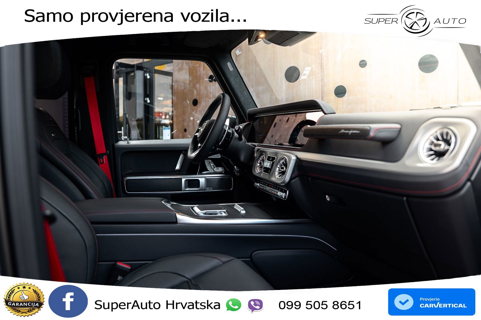 Mercedes AMG G 63 Long V8 (585 KS) 4MATIC 9G-TRONIC AMG SPEEDSHIFT TCT ACC+GR SJED+360+PANO