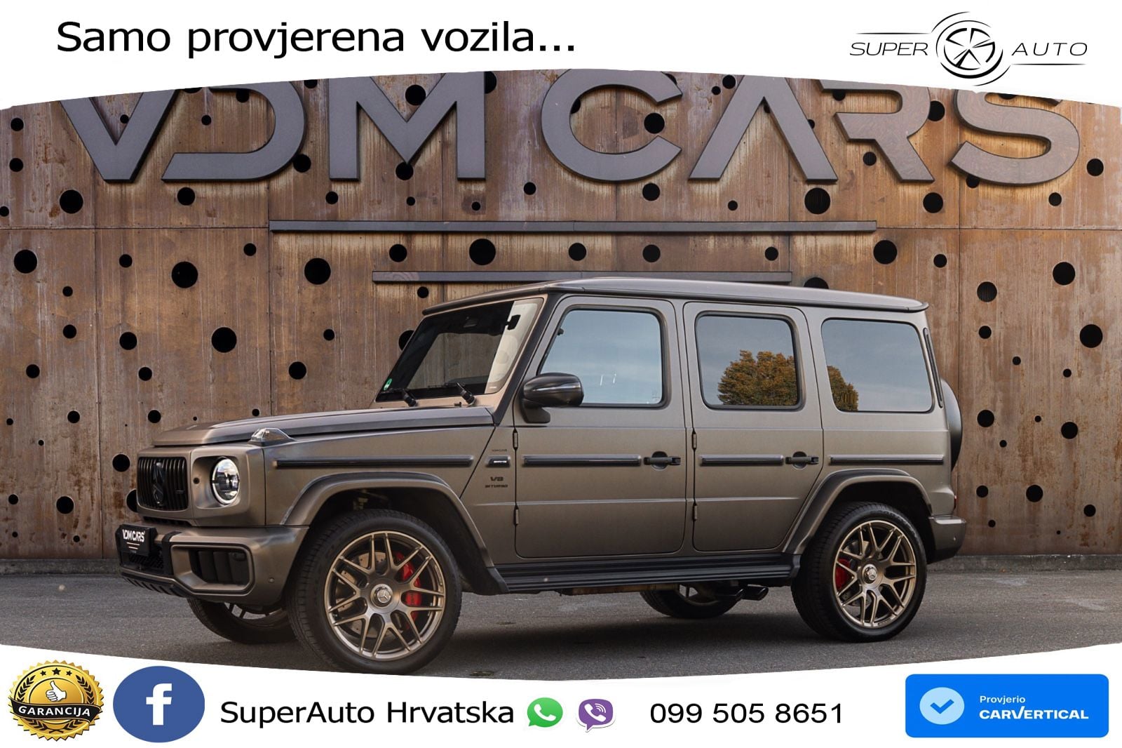 Mercedes AMG G 63 Long V8 (585 KS) 4MATIC 9G-TRONIC AMG SPEEDSHIFT TCT ACC+GR SJED+360+PANO