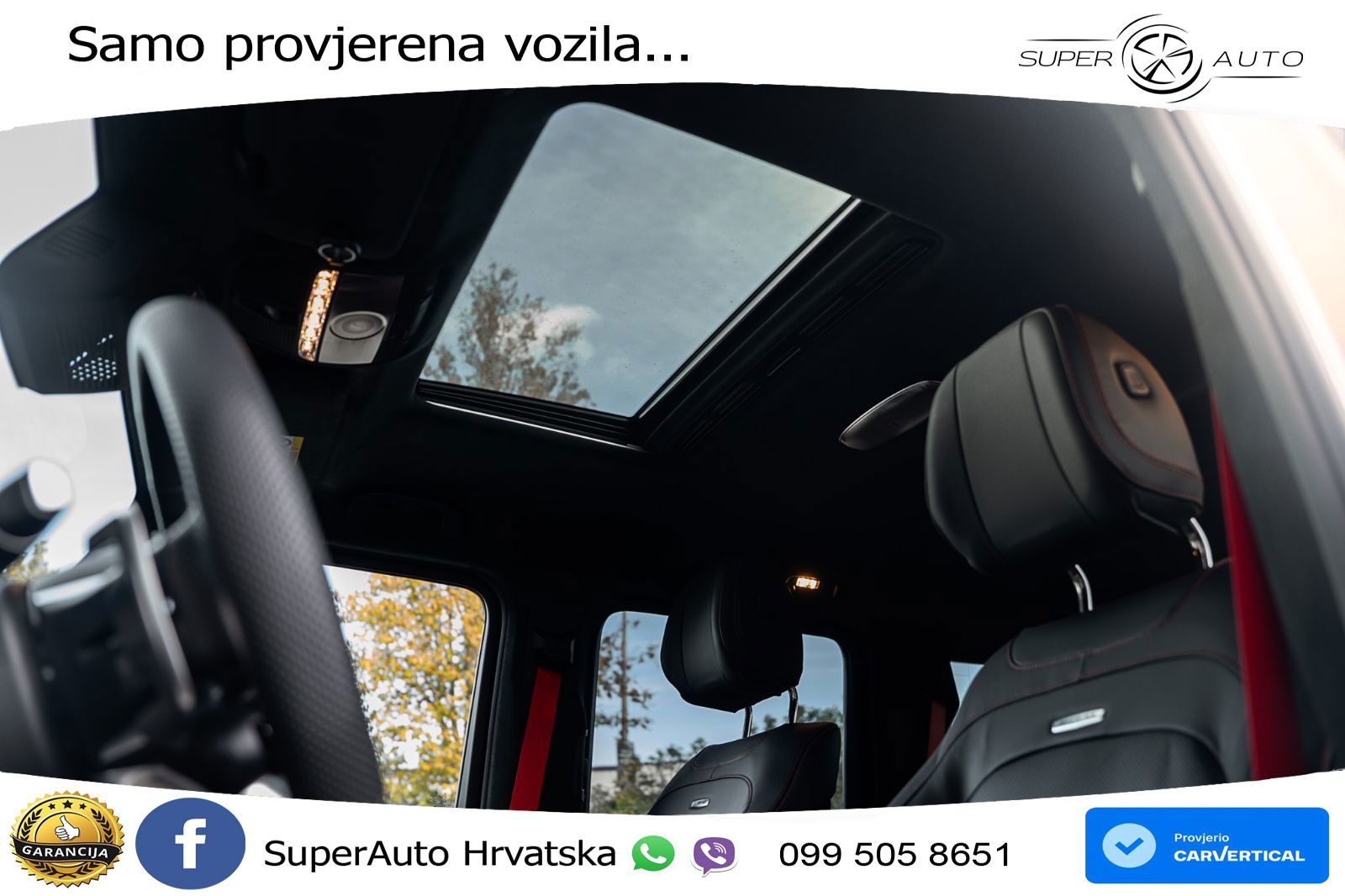 Mercedes AMG G 63 Long V8 (585 KS) 4MATIC 9G-TRONIC AMG SPEEDSHIFT TCT ACC+GR SJED+360+PANO