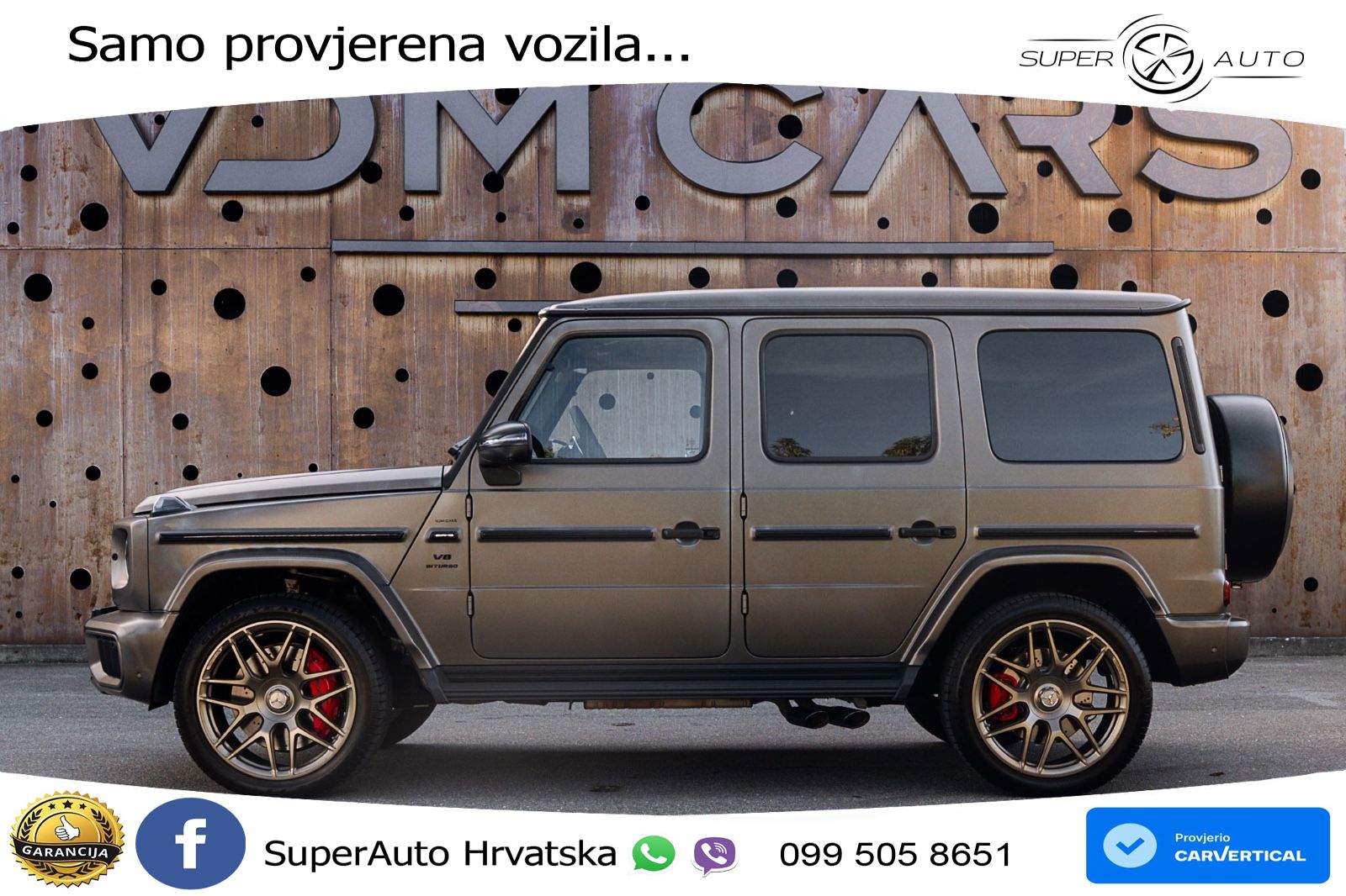 Mercedes AMG G 63 Long V8 (585 KS) 4MATIC 9G-TRONIC AMG SPEEDSHIFT TCT ACC+GR SJED+360+PANO
