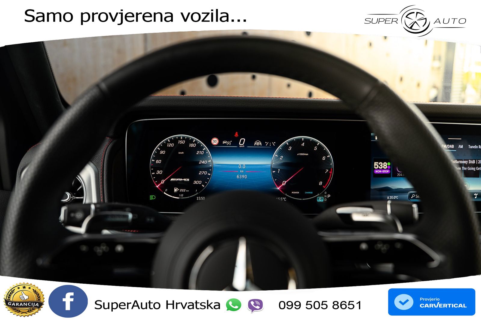 Mercedes AMG G 63 Long V8 (585 KS) 4MATIC 9G-TRONIC AMG SPEEDSHIFT TCT ACC+GR SJED+360+PANO