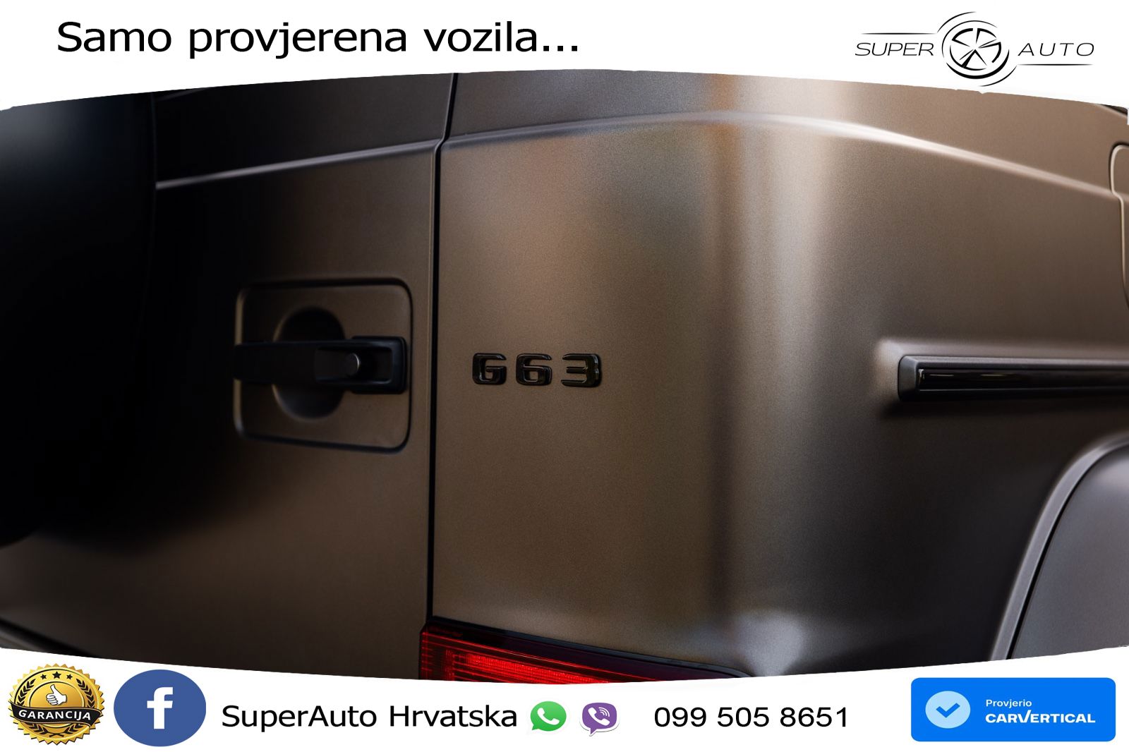Mercedes AMG G 63 Long V8 (585 KS) 4MATIC 9G-TRONIC AMG SPEEDSHIFT TCT ACC+GR SJED+360+PANO