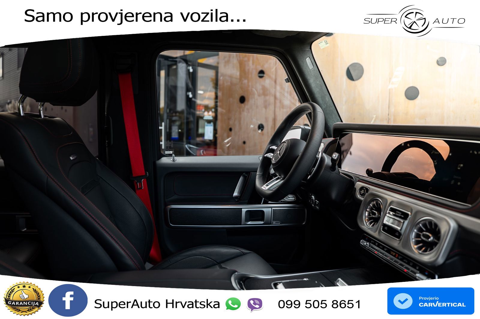 Mercedes AMG G 63 Long V8 (585 KS) 4MATIC 9G-TRONIC AMG SPEEDSHIFT TCT ACC+GR SJED+360+PANO
