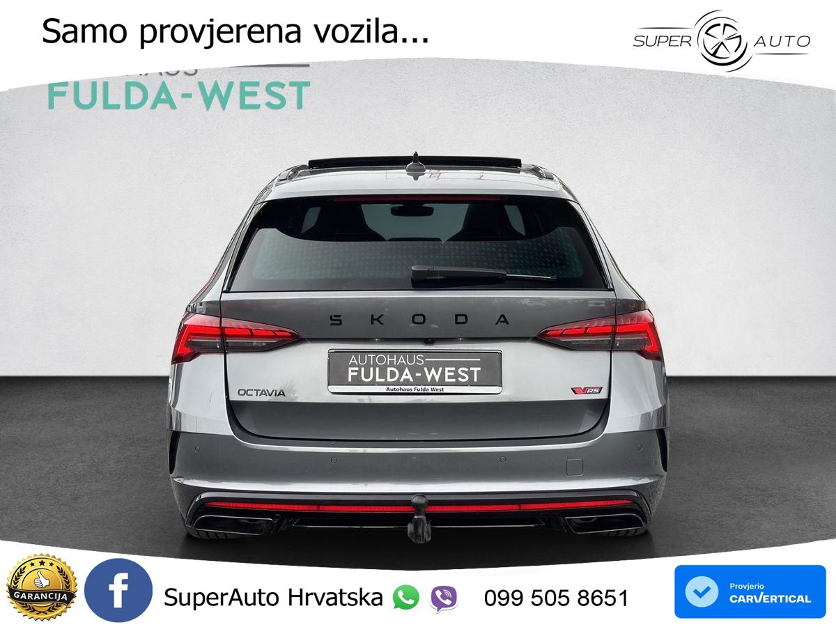 Škoda Octavia Combi RS 2.0 TSI (265 KS) DSG LED+GR SJED+ACC