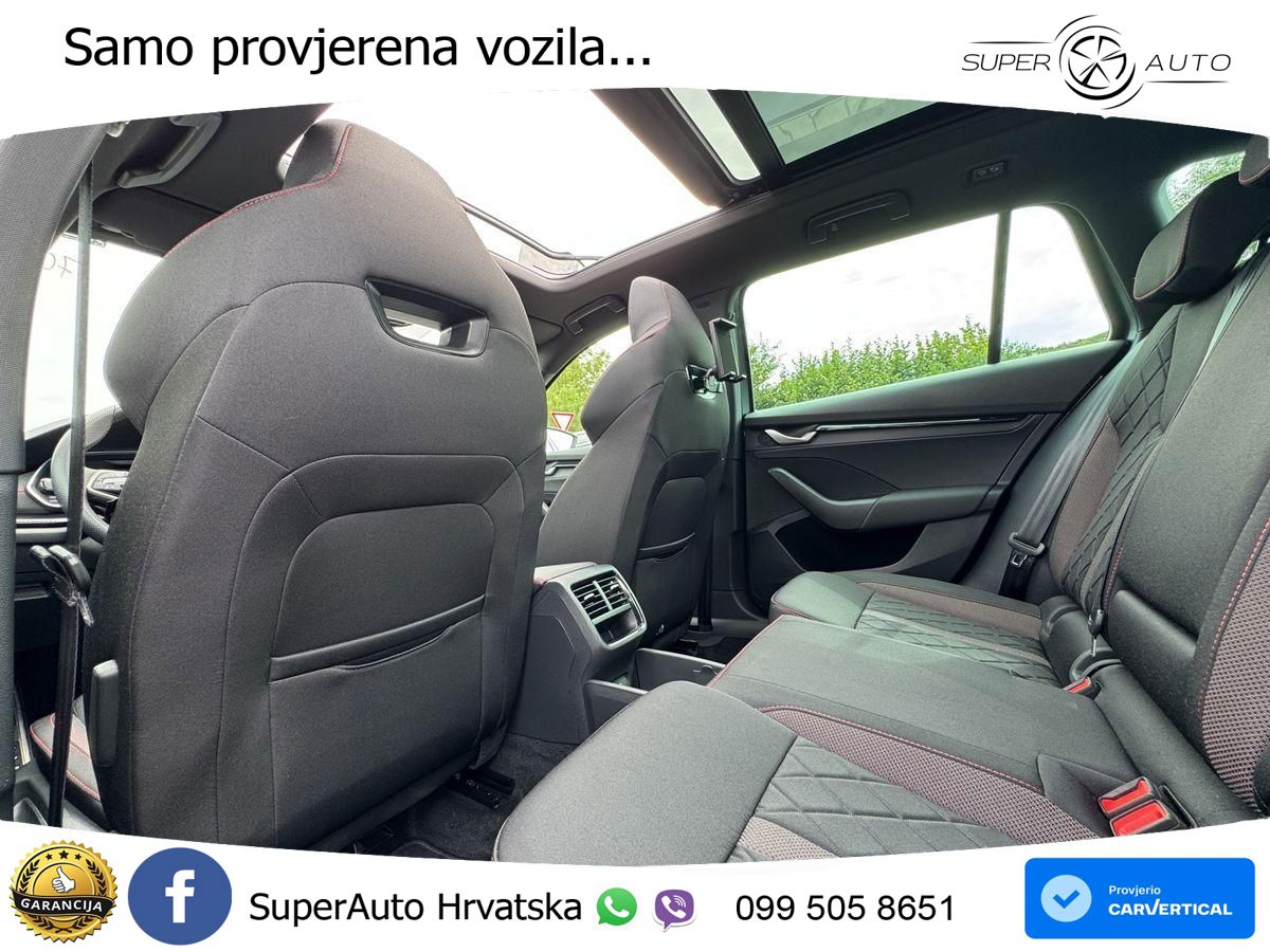 Škoda Octavia Combi RS 2.0 TSI (265 KS) DSG LED+GR SJED+ACC