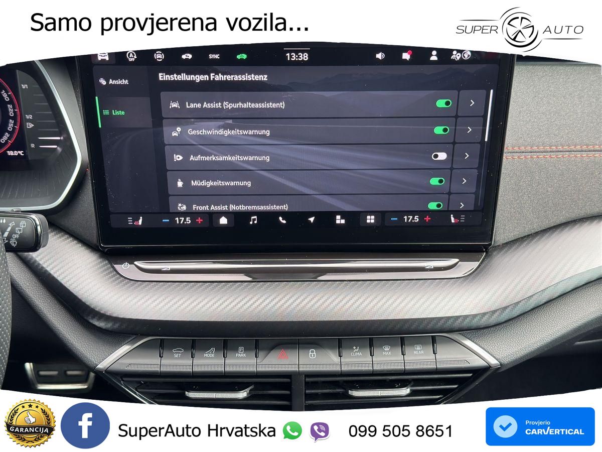 Škoda Octavia Combi RS 2.0 TSI (265 KS) DSG LED+GR SJED+ACC