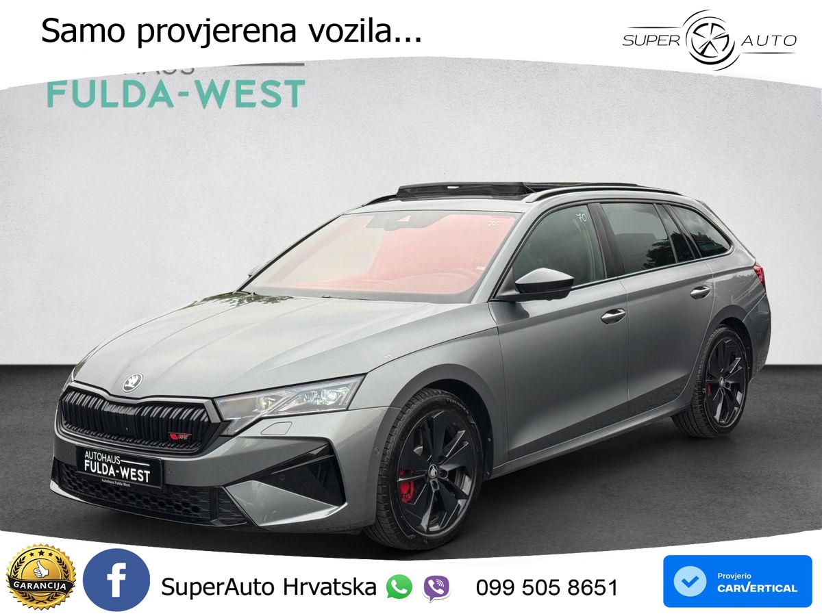 Škoda Octavia Combi RS 2.0 TSI (265 KS) DSG LED+GR SJED+ACC