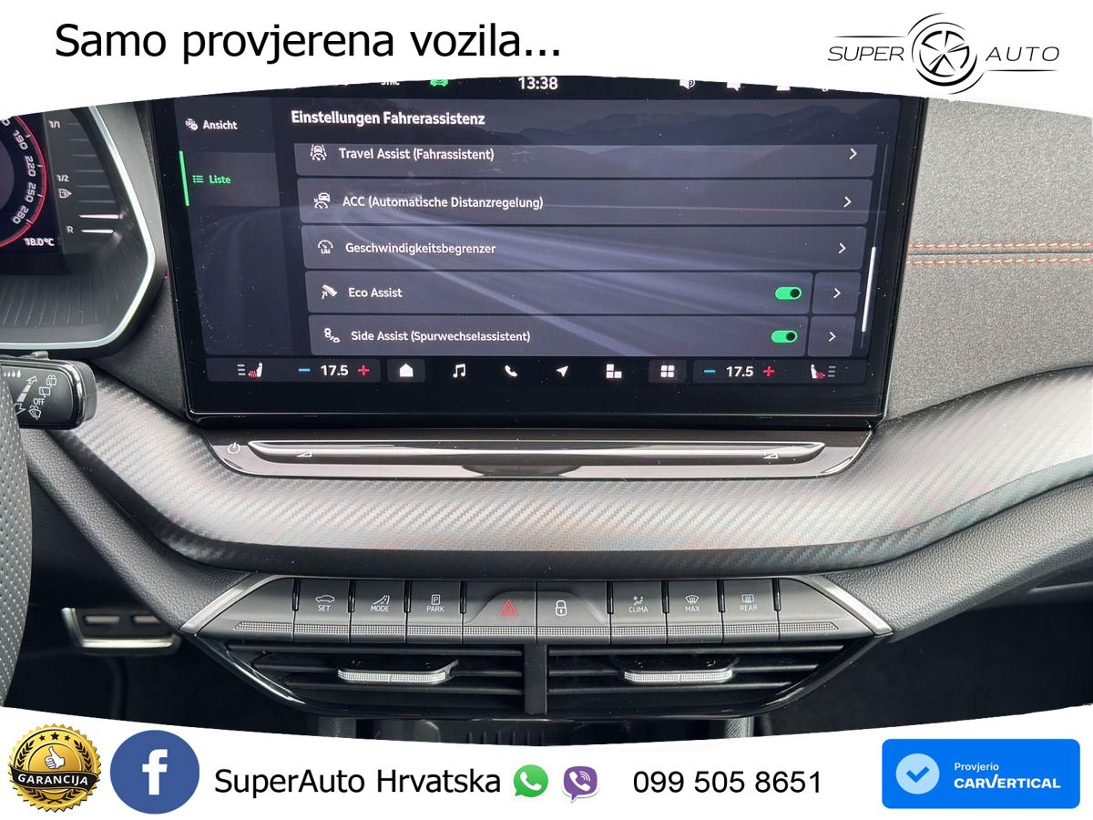 Škoda Octavia Combi RS 2.0 TSI (265 KS) DSG LED+GR SJED+ACC