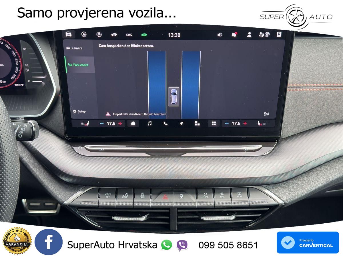 Škoda Octavia Combi RS 2.0 TSI (265 KS) DSG LED+GR SJED+ACC