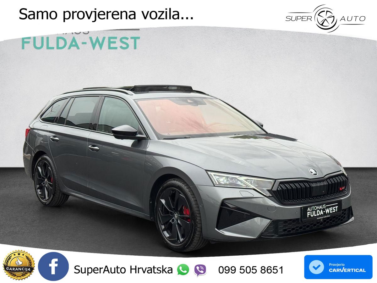 Škoda Octavia Combi RS 2.0 TSI (265 KS) DSG LED+GR SJED+ACC