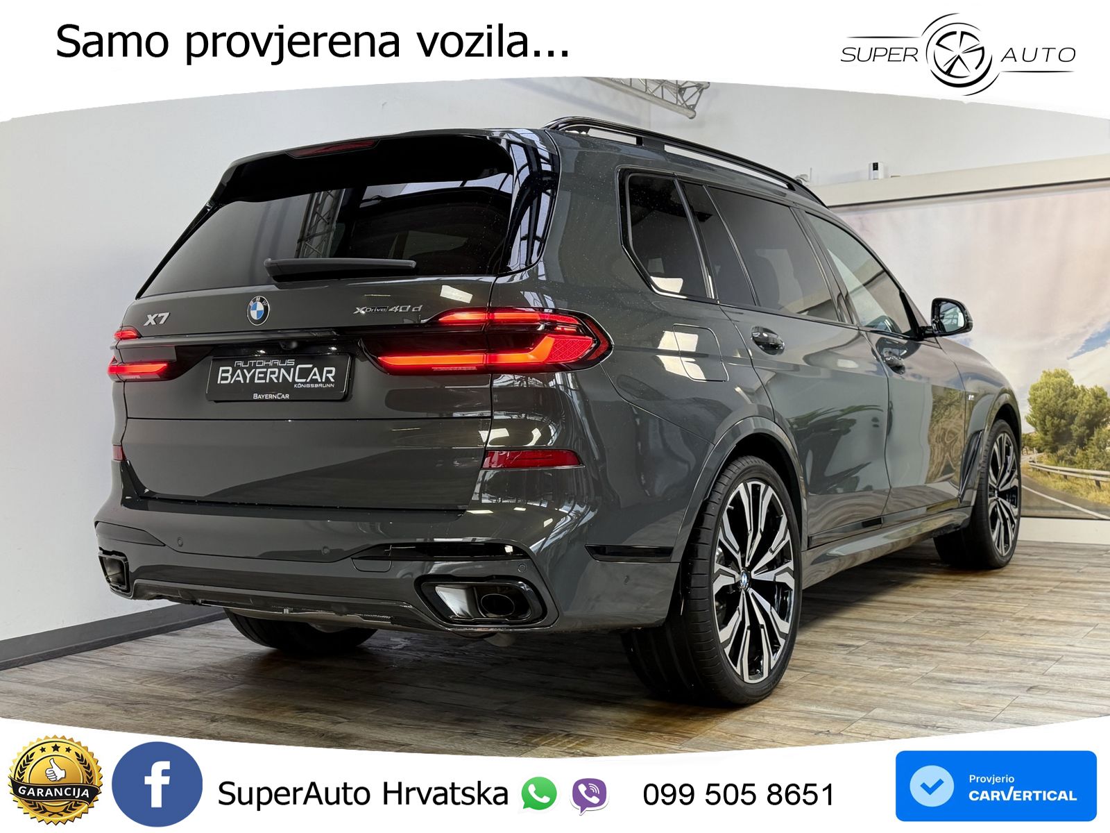 BMW X7 40d (352 KS) xDrive Steptronic M Sport ZRAČNI+ACC+GR SJED+KAM+PANO