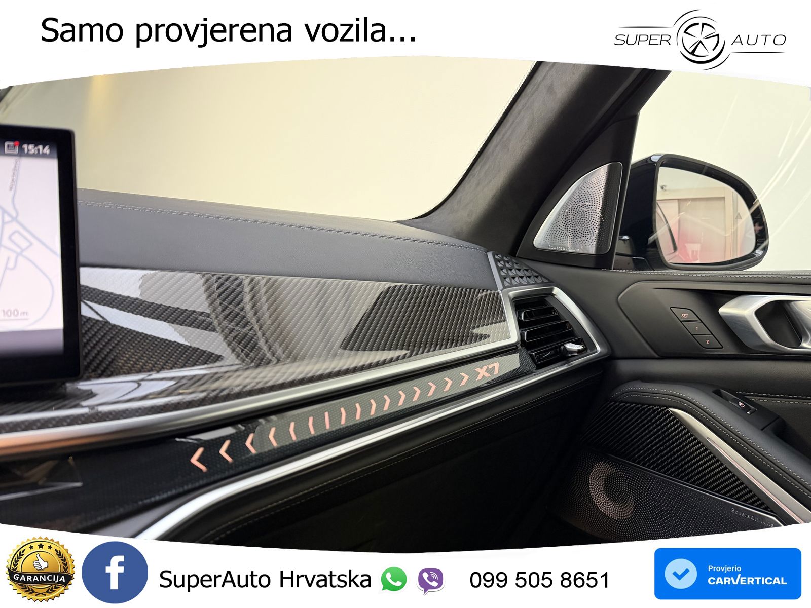 BMW X7 40d (352 KS) xDrive Steptronic M Sport ZRAČNI+ACC+GR SJED+KAM+PANO