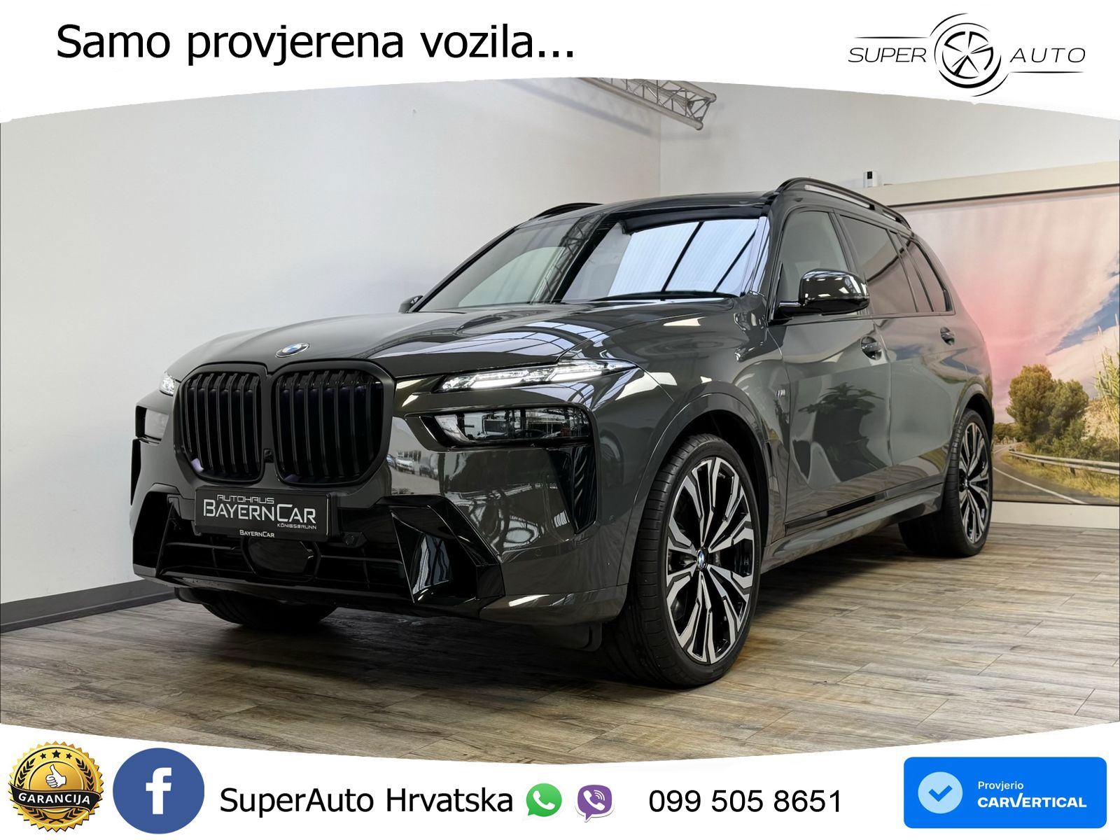 BMW X7 40d (352 KS) xDrive Steptronic M Sport ZRAČNI+ACC+GR SJED+KAM+PANO
