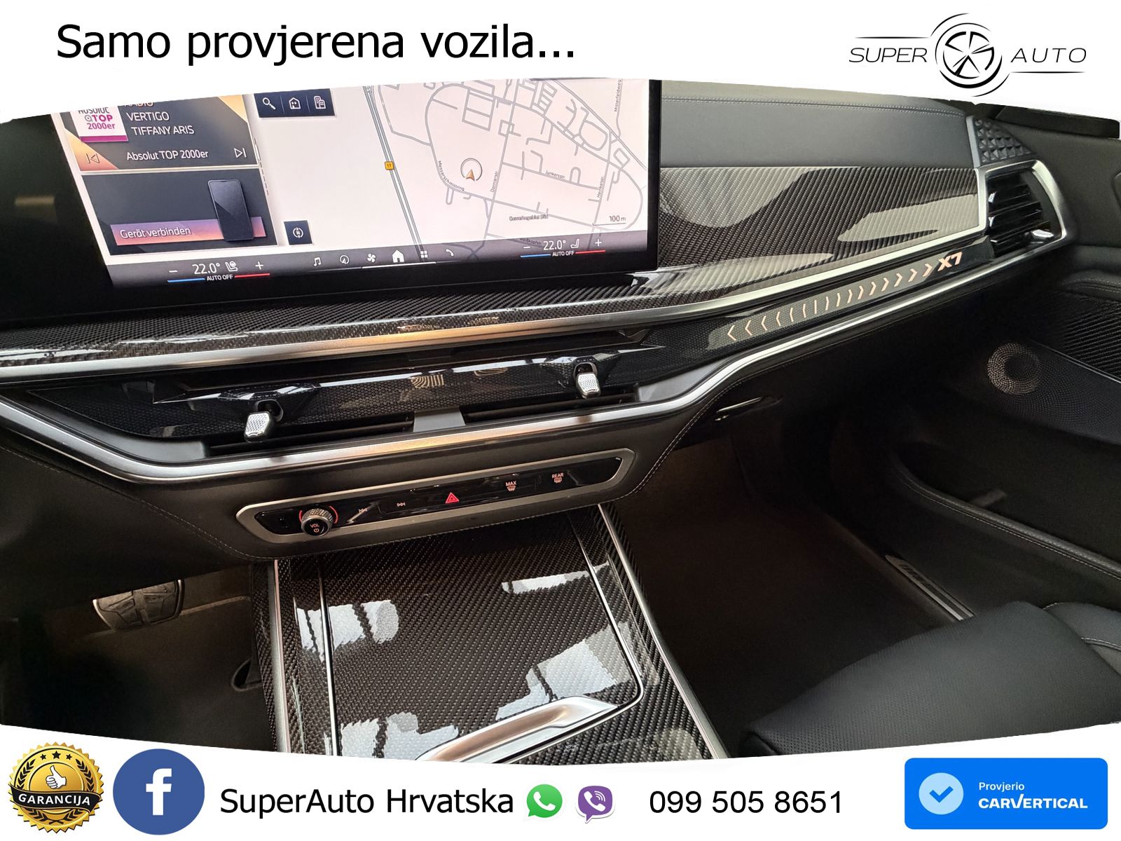 BMW X7 40d (352 KS) xDrive Steptronic M Sport ZRAČNI+ACC+GR SJED+KAM+PANO