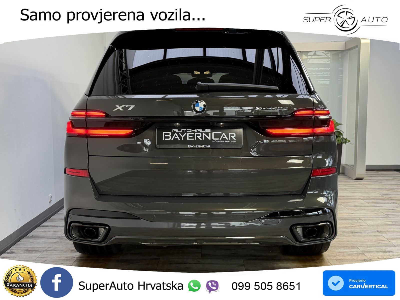 BMW X7 40d (352 KS) xDrive Steptronic M Sport ZRAČNI+ACC+GR SJED+KAM+PANO