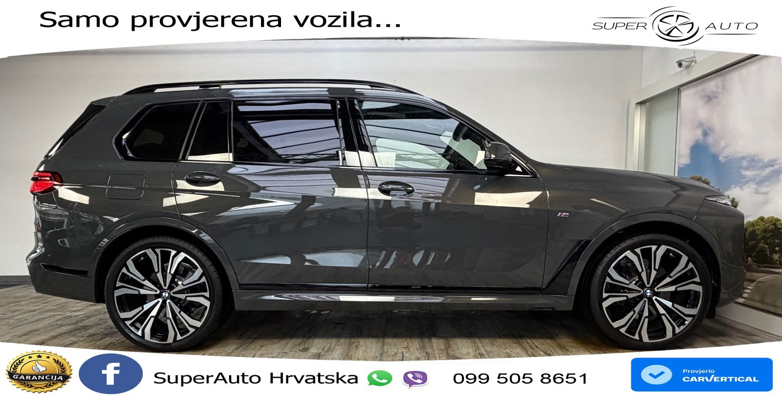 BMW X7 40d (352 KS) xDrive Steptronic M Sport ZRAČNI+ACC+GR SJED+KAM+PANO