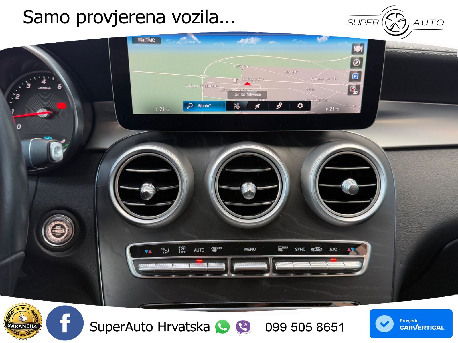 Mercedes GLC 200 (197 KS) 4MATIC G-TRONIC LED+GR SJED+ACC