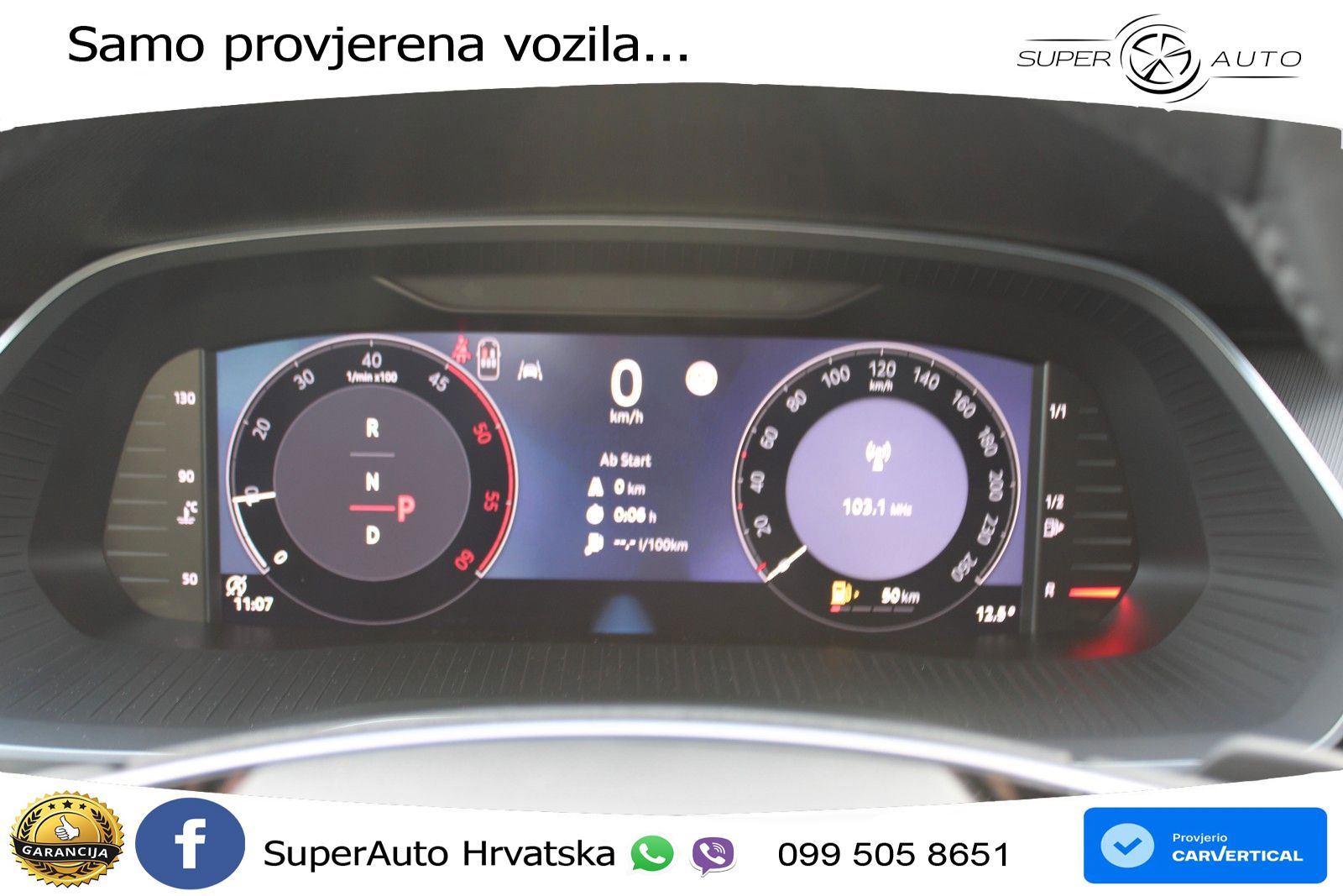 Škoda Octavia Combi 2.0 TDI (150 KS) DSG Selection LED+GR SJED+ACC