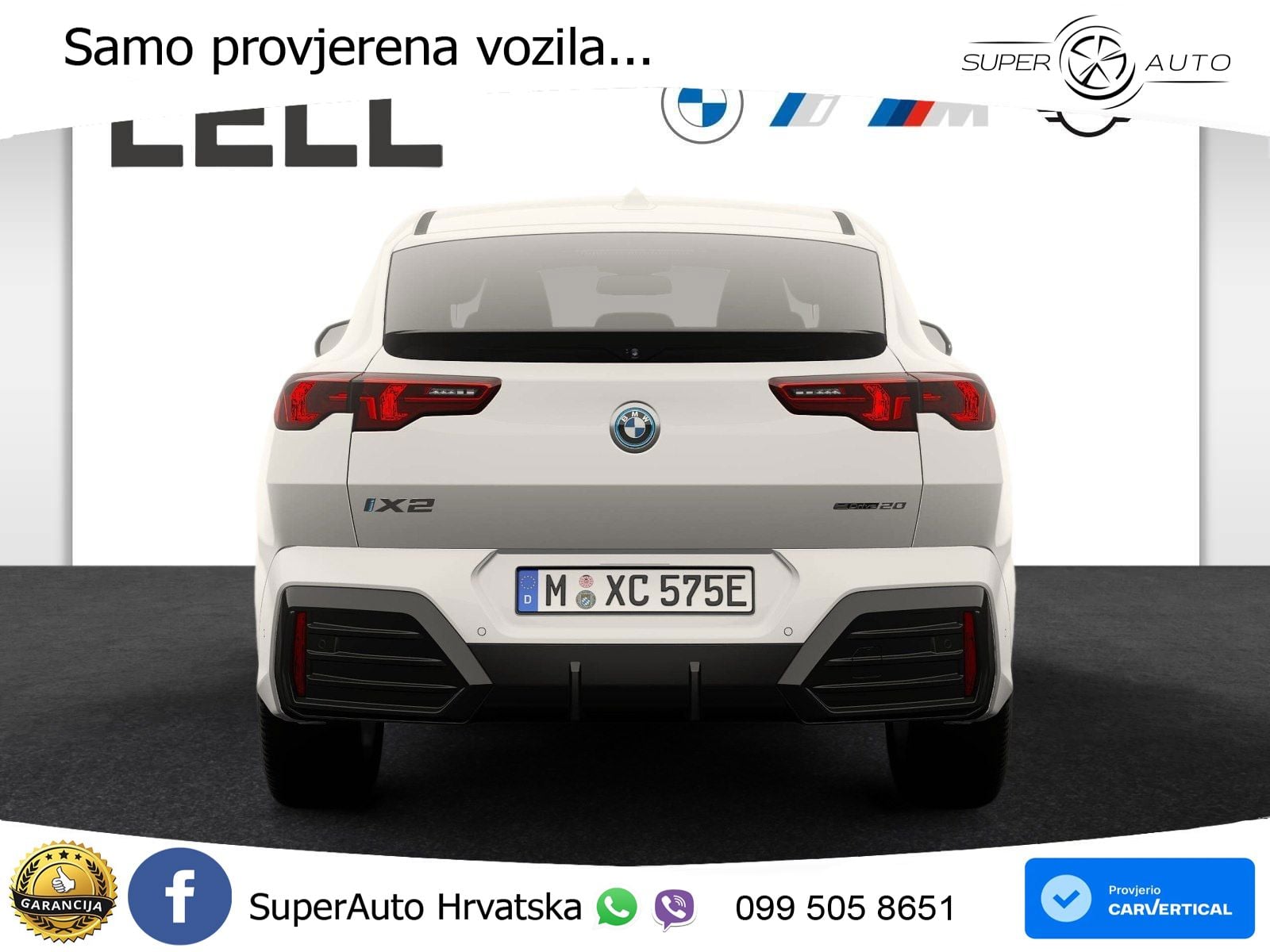 BMW iX2 66.5 kWh (204 KS) eDrive20