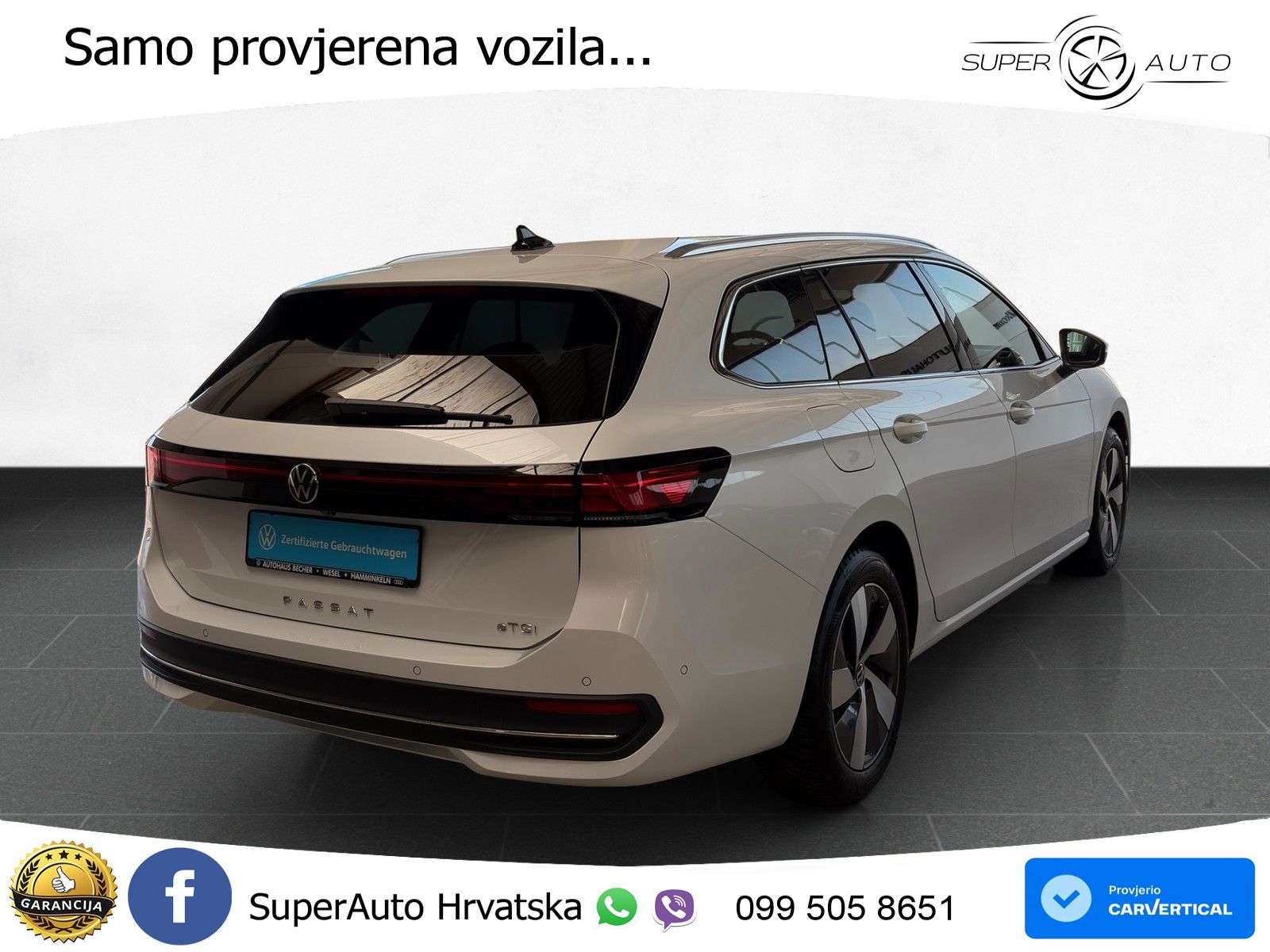 Volkswagen Passat Variant 1.5 eTSI (150 KS) DSG Business LED+GR SJED+ACC