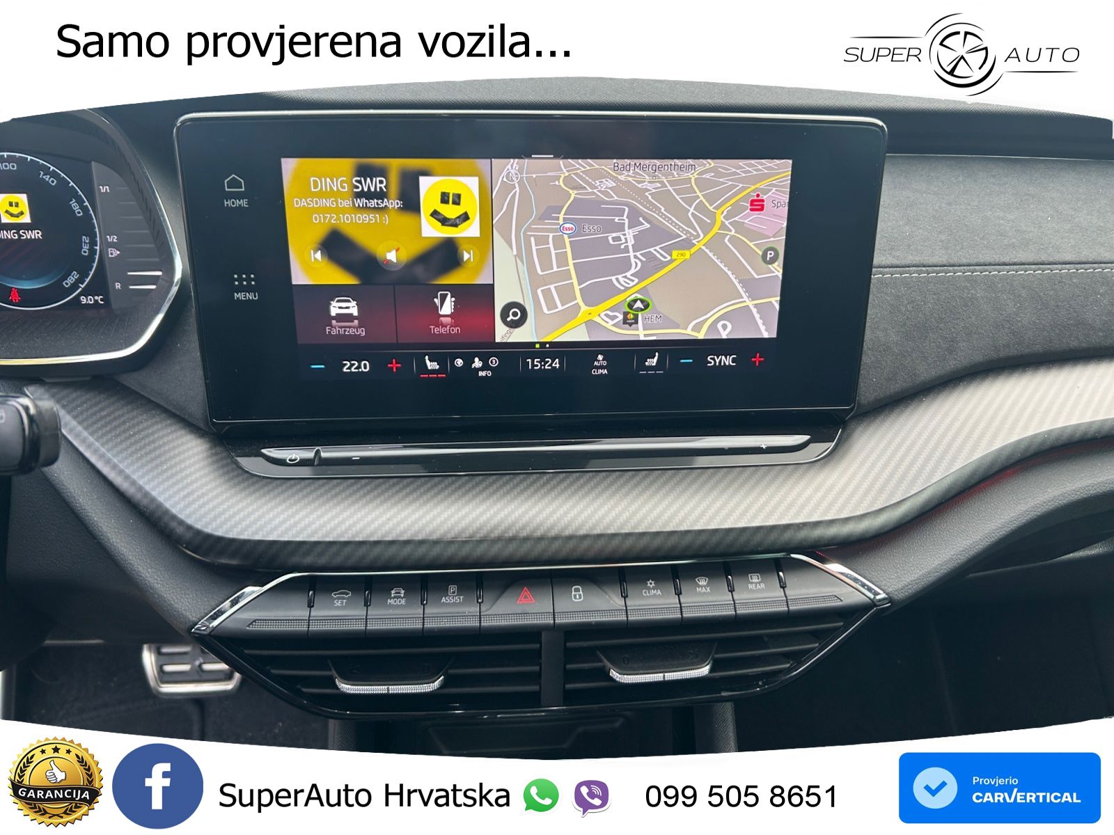 Škoda Octavia Combi RS 2.0 TDI (200 KS) DSG LED+GR SJED+ACC