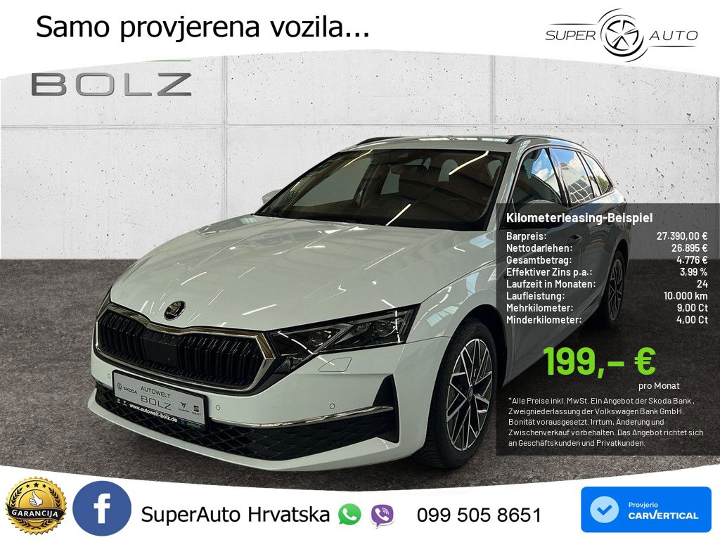 Škoda Octavia Combi 2.0 TDI (150 KS) DSG LED+GR SJED+ACC