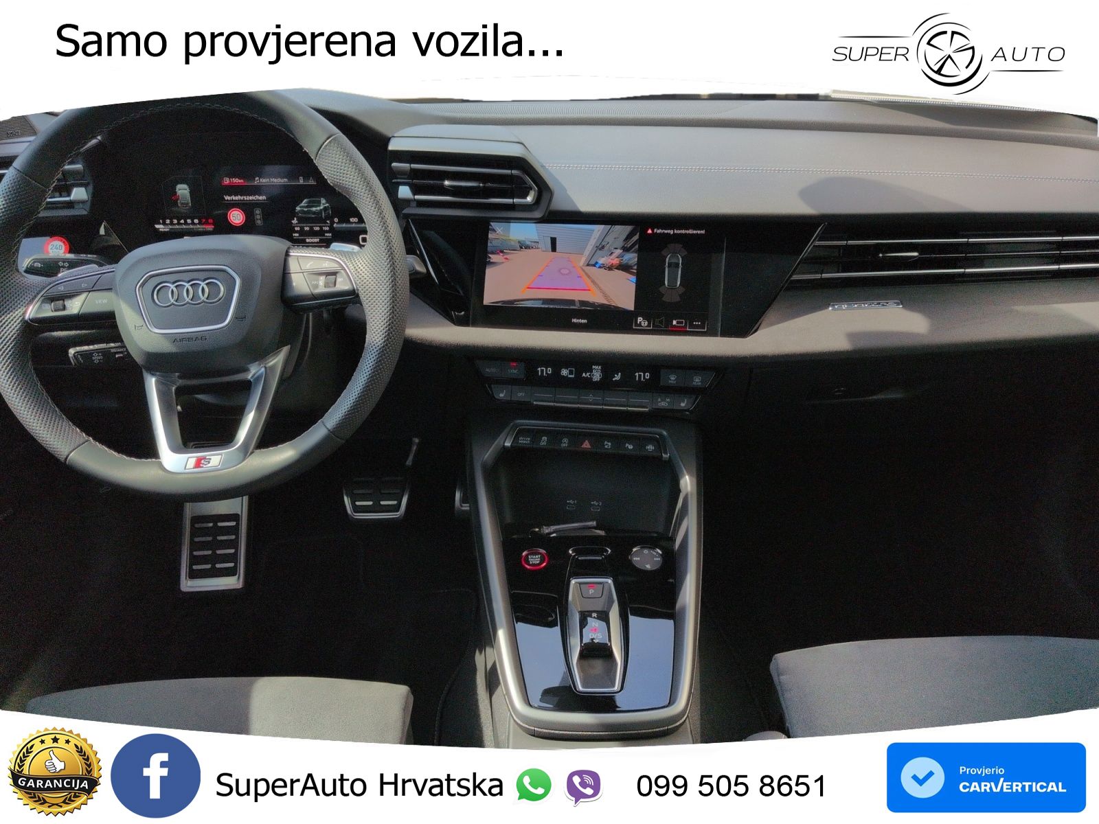 Audi S3 2.0 TFSI (333 KS) quattro S tronic MATRIX+GR SJED+KAM
