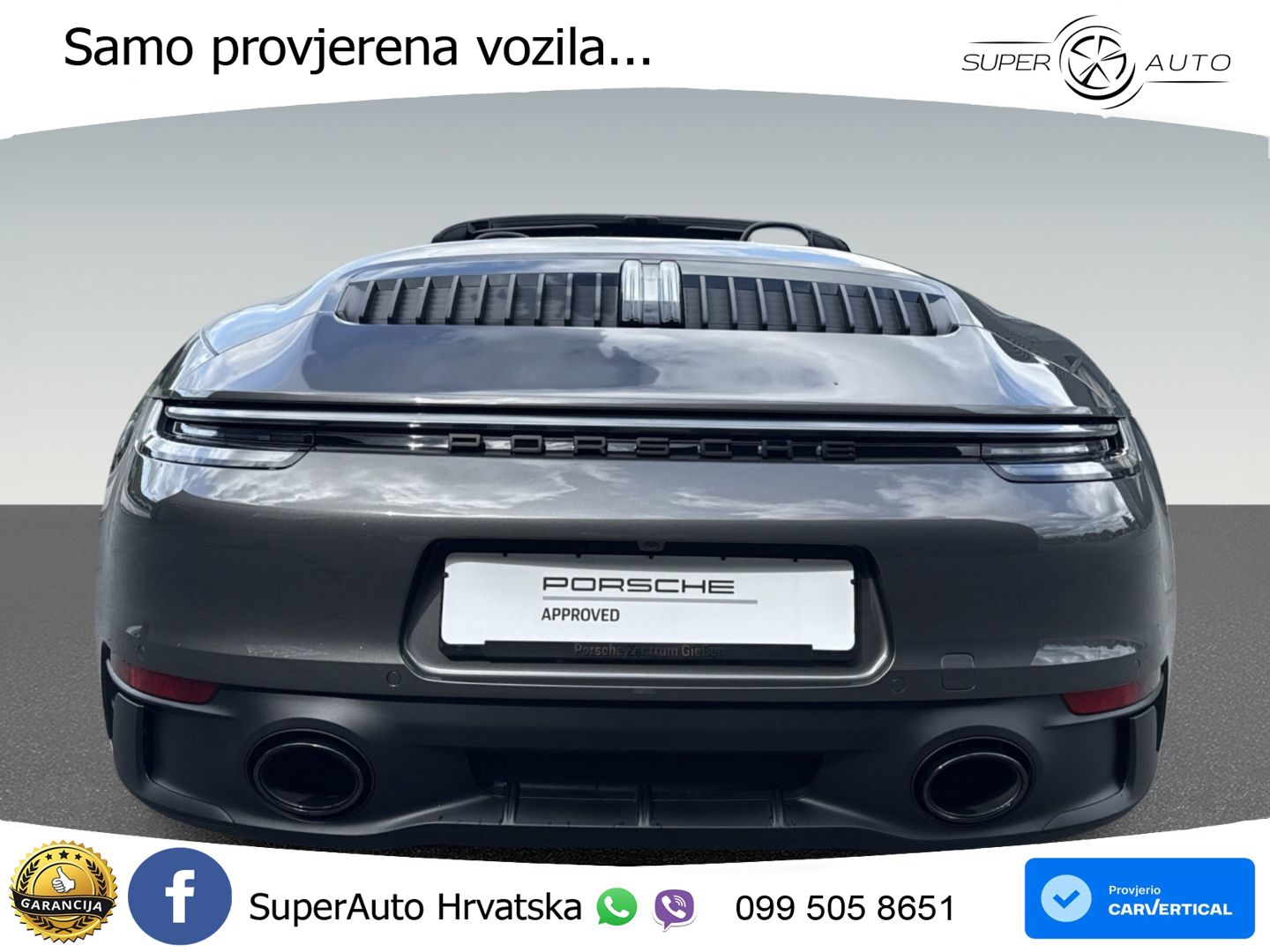 Porsche 911 Carrera 4 GTS Cabriolet 3.0 (480 KS) PDK LED+GR SJED+ACC