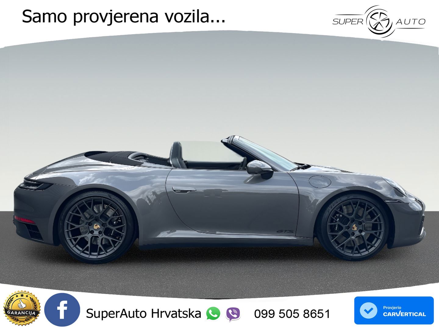 Porsche 911 Carrera 4 GTS Cabriolet 3.0 (480 KS) PDK LED+GR SJED+ACC
