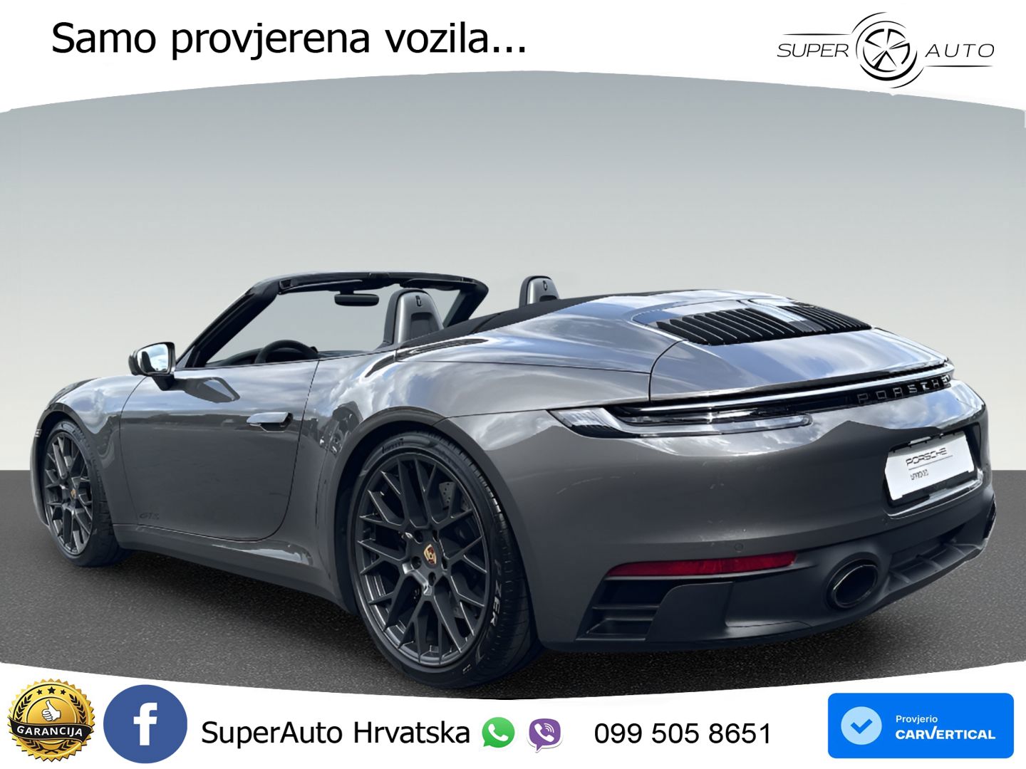 Porsche 911 Carrera 4 GTS Cabriolet 3.0 (480 KS) PDK LED+GR SJED+ACC