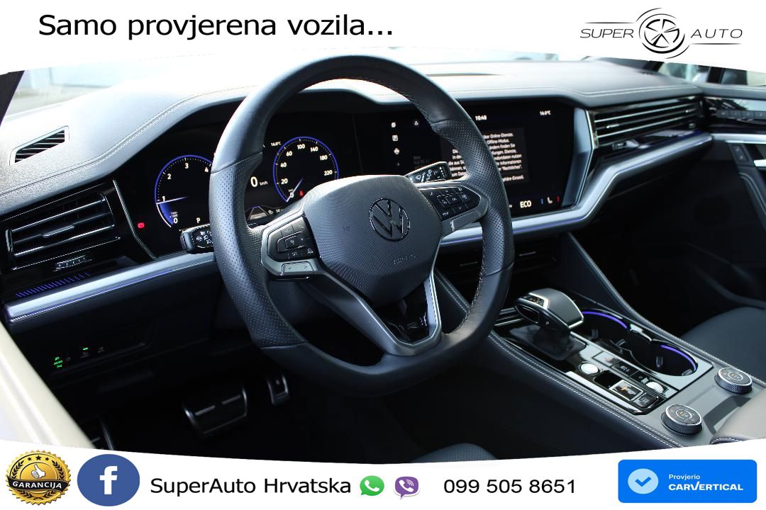 Volkswagen Touareg 3.0 V6 TDI (286 KS) 4MOTION Tiptronic R-Line ZRAČNI+ACC+GR SJED+KAM+PANO