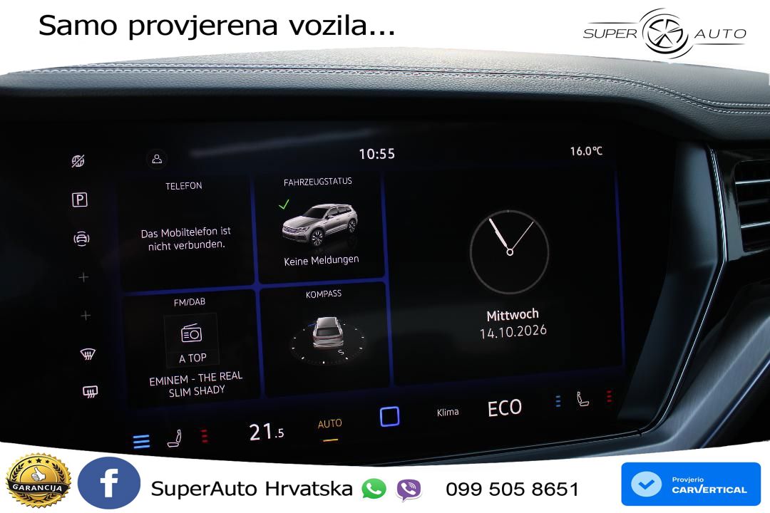 Volkswagen Touareg 3.0 V6 TDI (286 KS) 4MOTION Tiptronic R-Line ZRAČNI+ACC+GR SJED+KAM+PANO