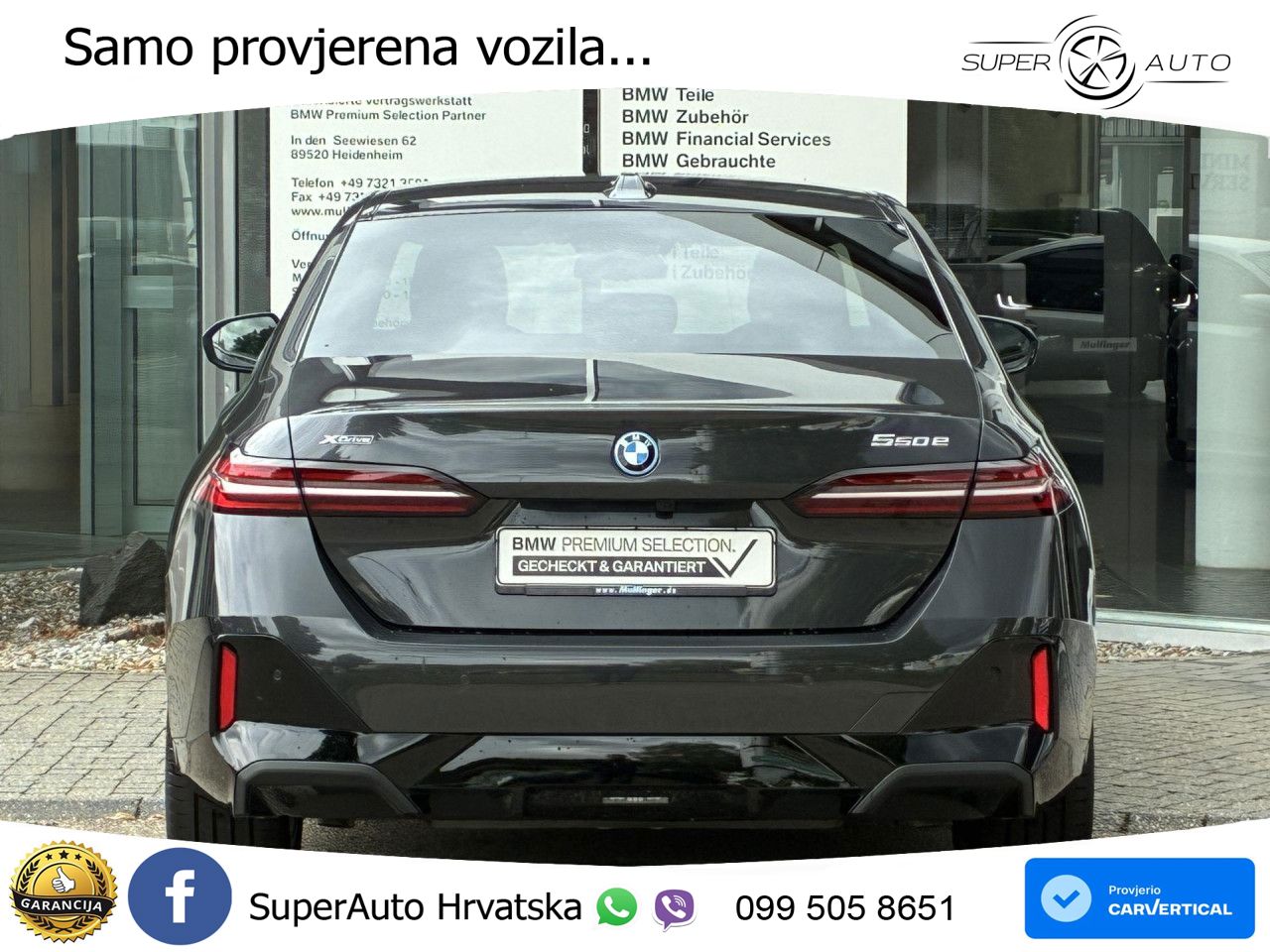 BMW 550e (489 KS) xDrive Steptronic M Sport LED+GR SJED+ACC