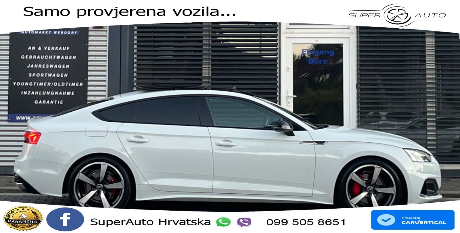 Audi A5 Sportback  40 TFSI (204 KS) S tronic S line LED+GR SJED+ACC