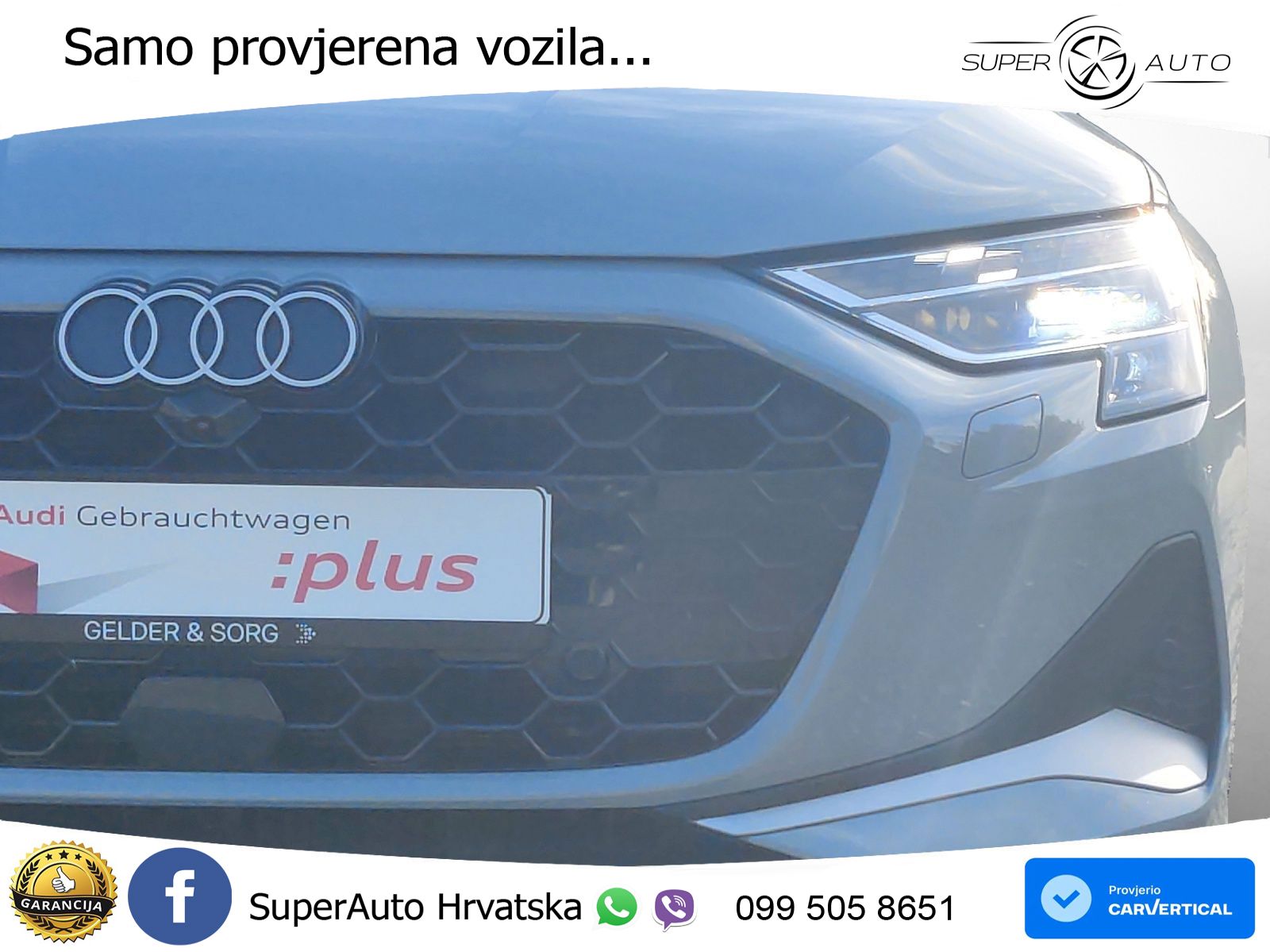 Audi A3 30 TDI (116 KS) LED+GR SJED+ACC